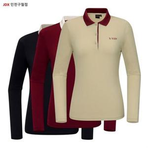 JDX X2TLW7442   골프 여성 솔리드 기본 티셔츠