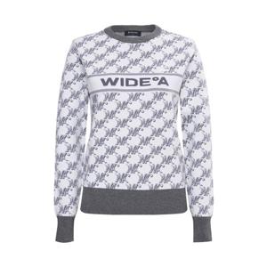[와이드앵글]여성 CO 변형 패턴 라운드넥 스웨터 L WWU25K72W3