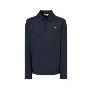 닥스 골프 25FW PREMIUM 네이비 DD텍스쳐 우븐믹스 긴팔 카라티 DGTS5C653N3