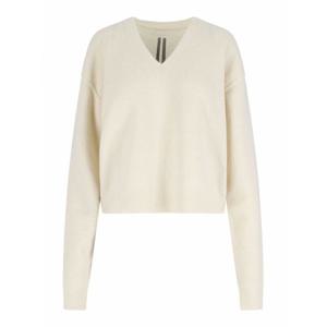 [RICK OWENS] 라프리마 여성 보트 넥 알파카 mixed 스웨터 앤 울 RP02E4650KWP11 화이트 /8