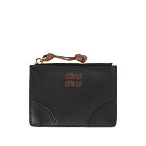 25 FW 미우미우 로고 디테일 지퍼 지갑 5MC0932CSBF0B7K TP442696171