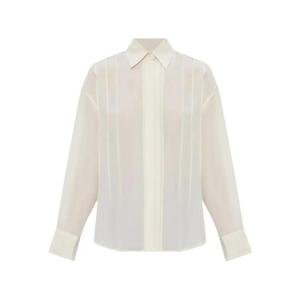 25 FW 빅토리아베컴 플리츠 디테일 셔츠 1425WSH006822A TP442818345