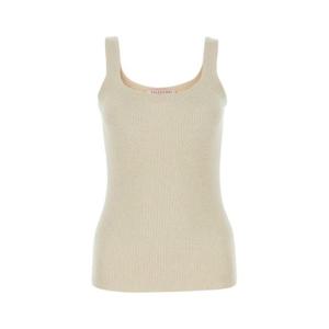 발렌티노 가라바니 민소매 티셔츠 4B0KM04X8J1 A03 Beige o Tan