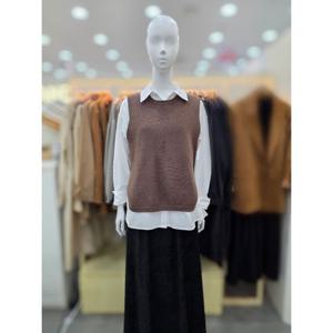 [플라스틱아일랜드]라운드니트 베스트 PQ4KV061_DJ