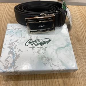 [크로커다일남성]남자 자동벨트 블랙 CDAAAB9020_JJ