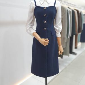 [잇미샤]모던 클래식 레이어드 원피스 ITPBYOP900