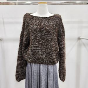 [밸리걸]반짝이 크롭 니트티610671