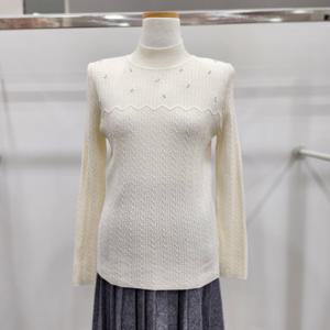 [밸리걸]진주 반목 꽈배기 니트티612290