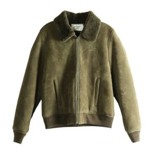 생로랑 시어링 칼라 지퍼 블루종 837294YC2TB 3352 3352