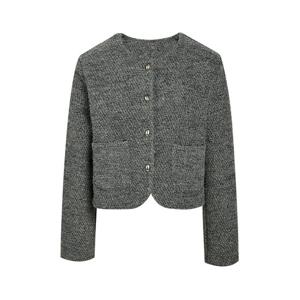 [제이제이 지고트][189,000원] 클래식 트위드 아웃포켓 부클 재킷 GRAN0JK101