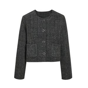 [제이제이 지고트][199,000원] 글리터 울 트위드 재킷 GRAN0JK111