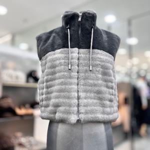 [에고이스트]컬러 블록 퍼 베스트 EQ4FV960HJ_DG