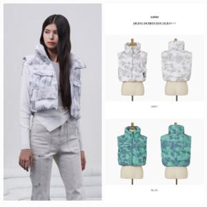 [에고이스트]포켓 셔링 포인트 크롭 다운 베스트 EQ4NV962_DG