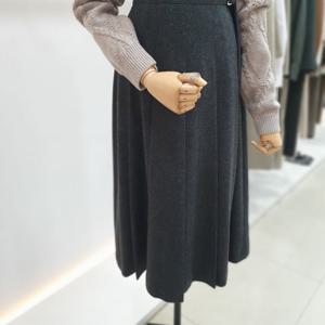 [잇미샤]플리츠 롱 울 스커트 ITPBYSK700