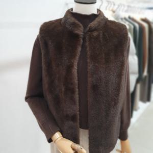 [잇미샤]하이넥 페이크 퍼 베스트 ITPCYFV890