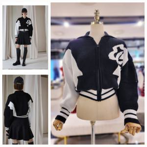 [에고이스트]컬러블록 루즈핏 집업 니트 가디건EP4KG960_DG