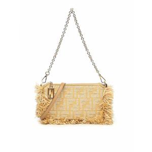 [FENDI] 라프리마 여성 클러치 Ff 자카드 바게트 파우치 8BS073AV23F17A1 베이지 /8