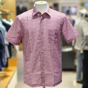 [트레몰로]  TRBNS3M3321_에어홀 프린트 포켓포멀 여름 반팔셔츠