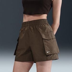 나이키반바지 GQT HM6983-004 에센셜 우븐 여성 하이웨이스트 5인치 카고 쇼츠