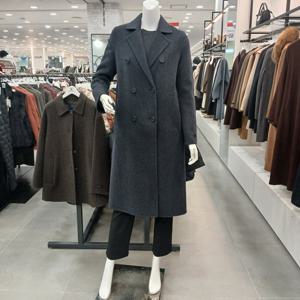 [샤트렌]울 소재  핸드 매이드 더블 롱코트 HCEWCT104