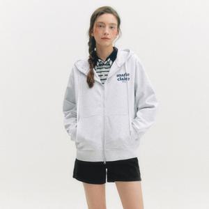 [마리끌레르][정가89,000]클래식 루즈핏 후드집업(MAFCJP04NMG)