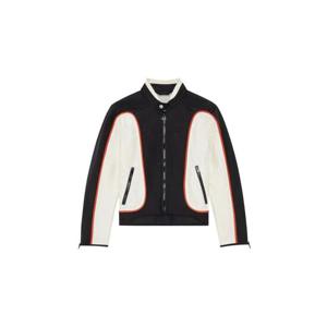 Diesel디젤 J 블링크 컬러블록 나일론 바이커 자켓 블랙 화이트 A061320PDAI-9XX