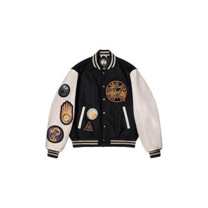 Stussy스투시 x 드리스 반 노튼 바시티 자켓 블랙 315293