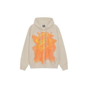 스투시 웹 후드 집업 카키 1974947