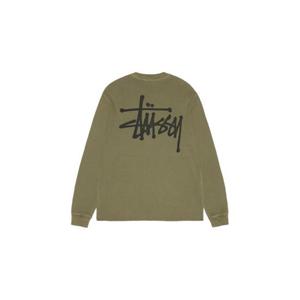 Stussy스투시 베이직 스탁 써멀 롱슬리브 티셔츠 올리브 1140314