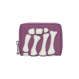 Kapital캐피탈 떰즈 업 본 핸드 집 미니 지갑 퍼플 K2503XG802