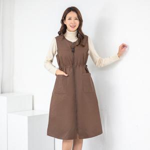 [모슬린]엄마옷 1온스 패딩롱지퍼나시원피스 512FGH219 마담/중