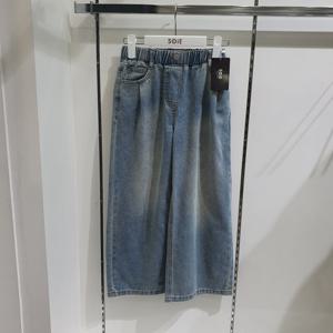 [소이]린넨라이크 난스판 와이드진 26S1256_KG