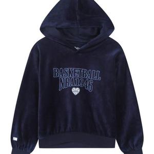 [NBA KIDS]NBA 여아 벨로아 후드티셔츠K254TH610P06