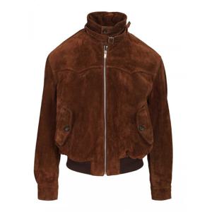 [ALEXANDER MCQUEEN] 라프리마 남성 스웨이드 헤링턴 자켓 857770Q5AQ2 2023 Brown /15