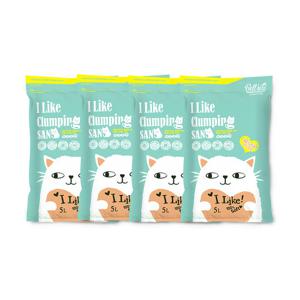 벨버드 아이라이크 클럼핑 고양이 벤토나이트 모래 머스크향 5L x 4개