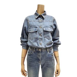 [반에이크]포켓 플래킷 데님 셔츠 VB62DBM391Z