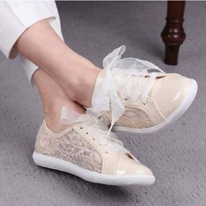 여성 스카프끈 매쉬 스니커즈 운동화