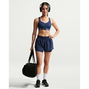 나이키 드라이 핏 원 여성 미드라이즈 3인치 투인원 쇼츠 - 미드나이트 네이비화이트 DX6013-411 274865