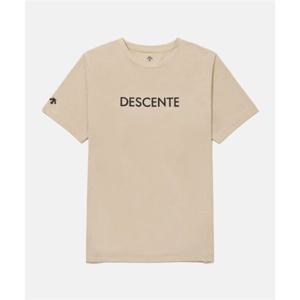 데상트 터프 워딩 반팔 티셔츠 베이지 SR123UTS13 SR123UTS13_BEG0 301487