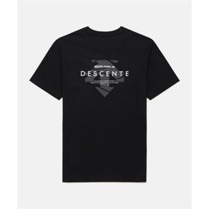 데상트 오버핏 백그래픽 반팔 티셔츠 블랙 SR123UTS16 SR123UTS16_BLK0 301493
