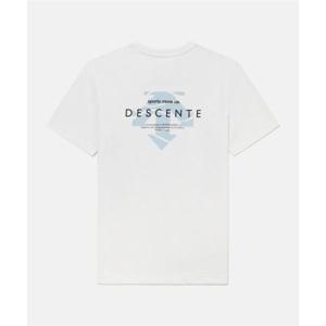 데상트 오버핏 백그래픽 반팔 티셔츠 화이트 SR123UTS16 SR123UTS16_WHT0 301523