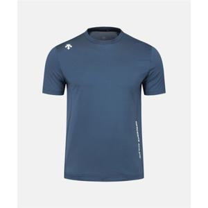 데상트 트레이닝 반팔 티셔츠 데님 블루 SR123TTS21 SR123TTS21_DBLU 301549