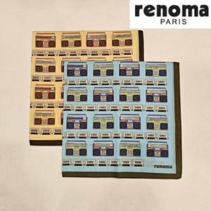 레노마 RAS5601 레노마 남녀1매 나염 손수건