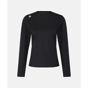 데상트 우먼스 슬림 긴팔 티셔츠 블랙 SR122PTL11 SR122PTL11_BLK0 301628