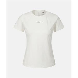 데상트 우먼스 슬림 반팔 티셔츠 아이보리 SR122PTS12 SR122PTS12_IVY0 301644