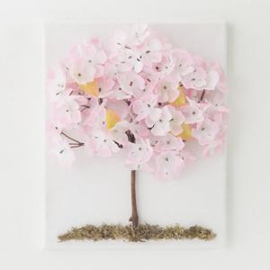벚꽃 조화 액자 set 30cm 인테리어 봄 벽 장식 벽걸이 소품 행사 꾸미기