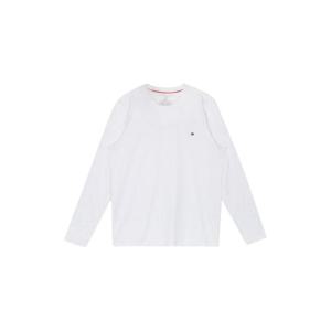 Tommy Hilfiger타미 힐피거 식 롱슬리브 릴렉스드 핏 플래그 크루넥 티셔츠 화이트 09T3118100