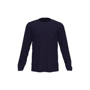Tommy Hilfiger타미 힐피거 식 롱슬리브 릴렉스드 핏 플래그 크루넥 티셔츠 다크 네이비 09T3118410