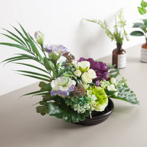 수국 조화 센터피스 페로루체 수반 Bset 43cm 인테리어 꽃 테이블 행사 장식 소품