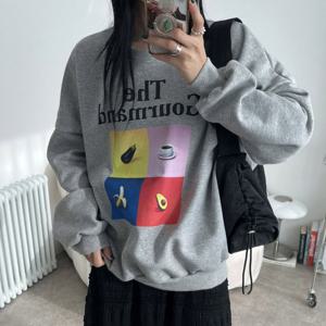 나야홍 / 아이우먼 아보카도속기모맨투맨 GBX011M601 빅사이즈